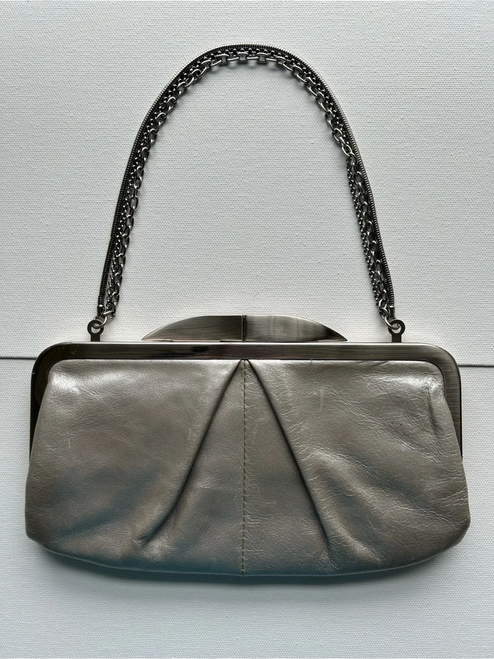 HOBO International Hayward Clutch in Silver